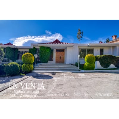 ACHUMANI CALLE 24, CASA EN VENTA, EN CONDOMINIO CERRADO CON SEGURIDAD 24/7 