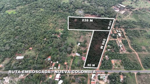 Vendo terreno en Emboscada