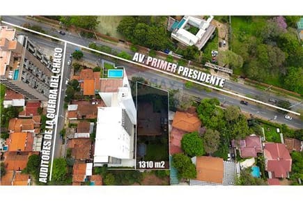 Vendo Amplia propiedad sobre la Av Primer Presidente Asunción 