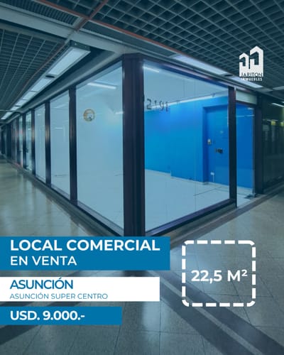  *Local comercial en venta en el corazón del microcentro de Asunción *