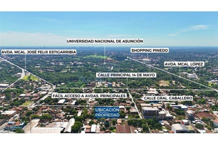 VENDO TERRENO EN SAN LORENZO ZONA CENTRO
