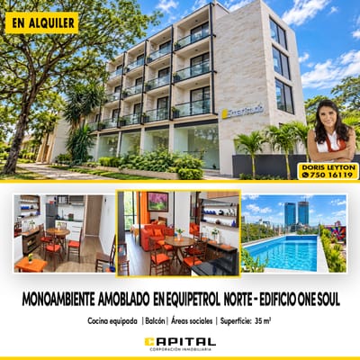 Departamento amoblado en venta con renta en dolares