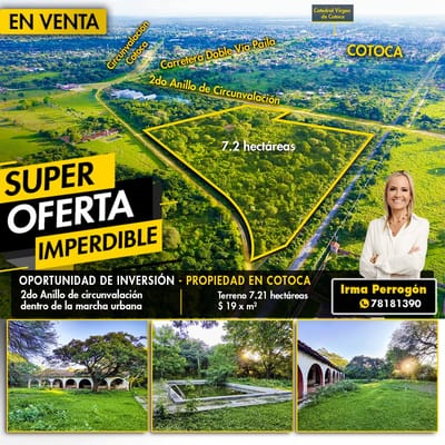 PROPIEDAD EN VENTA EN COTOCA