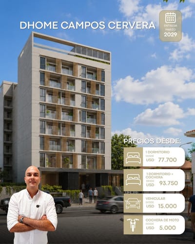 VENTA DE DEPARTAMENTOS EN POZO – DHOME CAMPO CERVERA