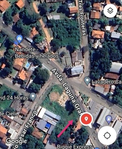 VENDO TERRENO SOBRE LAGUNA GRANDE