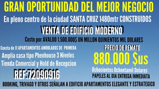 EDIFICIO CENTRICO CON POTENCIAL NEGOCIO + CASA AMPLIA 