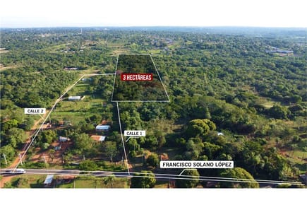 VENDO TERRENO DE 3 HAS EN AREGUÁ