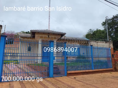 Vendo casa en lambaré