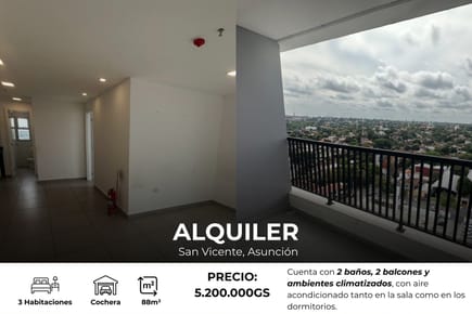 Departamento en alquiler | CENTRIC Felix Bogado