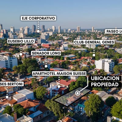 En venta terreno en Villa Morra