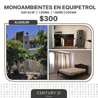 MONOAMBIENTE EN EQUIPETROL