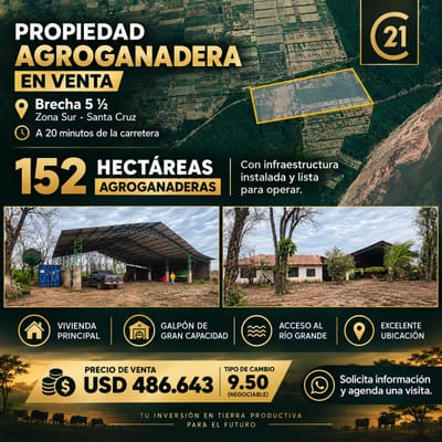 En Venta | Propiedad Agroganadera En Brecha 5