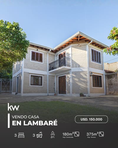 ¡Oportunidad en Lambaré! Casa lista para mudarte