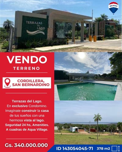 Vendo terreno en San Bernardino