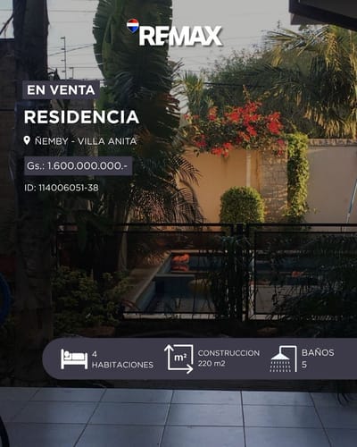 VENTA CASA EN ÑEMBY