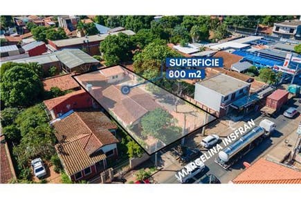 Terreno de 800 M2 en el centro de San Lorenzo 