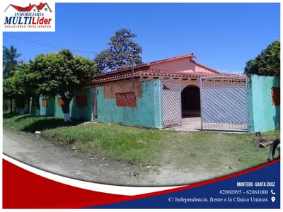 BONITA Y AMPLIA CASA EN VENTA ZONA PAMPA DE LA MADRE 