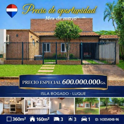 Vendo casa en luque