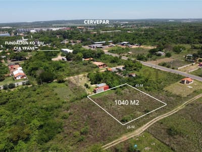 Terreno En Ypané De 1.040 M²