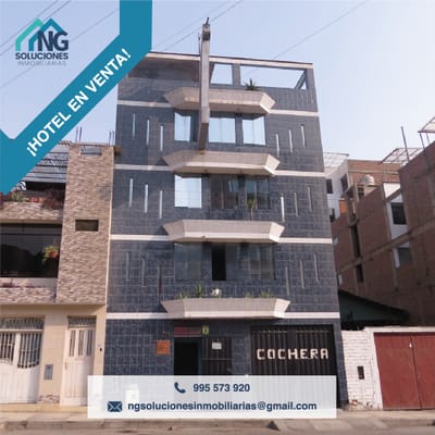 HOTEL 4 PISOS EN VENTA 153 M2 AV. CARAPONGO – LURIGANCHO