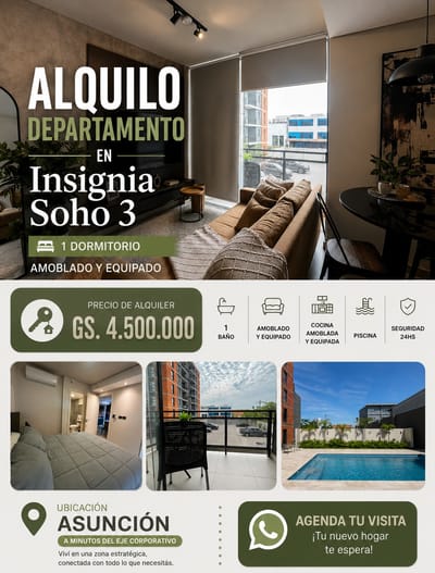 Alquilo Depto De 1 Dormitorio Amoblado Y Equipado