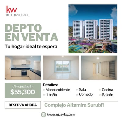 En Venta Departamento en Surubi'i