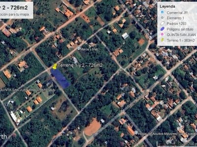  EN VENTA 2 TERRENOS JUNTOS EN ZONA ALTA