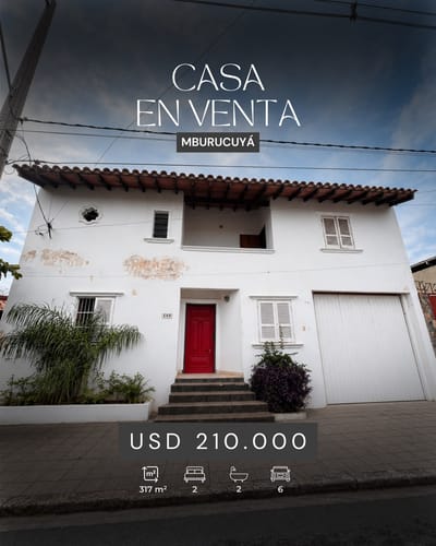VENTA DE CASA EN MBURUCUYA