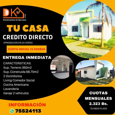 CASAS A CREDITO DIRECTO SIN PAPELEOS