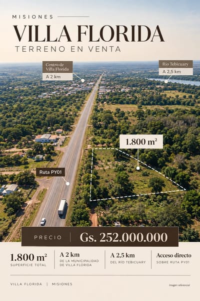 EN VENTA TERRENO