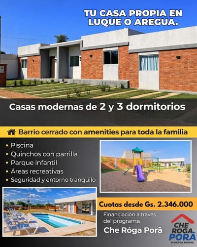 Vendo Casa a estrenar en Luque 