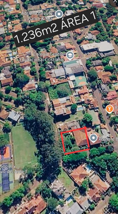 VENDO PROPIEDAD DE 1.236m2 EN ÁREA 1!!