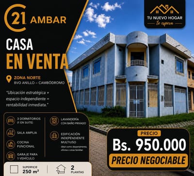 CASA EN VENTA EN ESQUINA