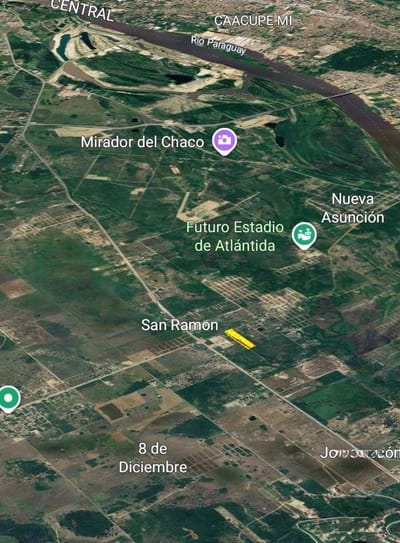 5 HECTÁREAS SOBRE RUTA PY12