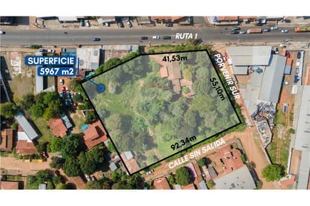 TERRENO VENTA EN ESQUINA SAN LORENZO