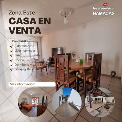 Casa en Venta de 3 dormitorios 6to y 7mo anillo Av. Cumavi