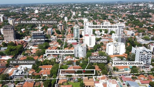 Propiedad en venta – Campos Cervera esq. Monseñor Bogarín