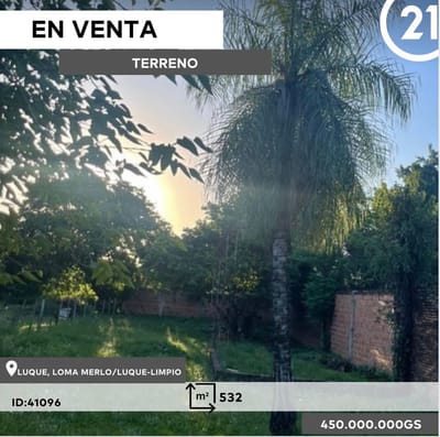VENDO TERRENO EN LOMA MERLO LUQUE