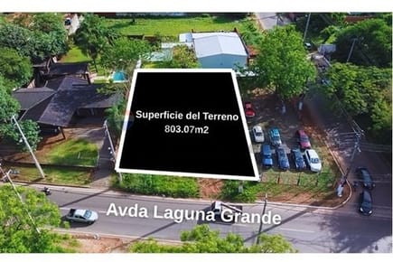 Vendo amplio terreno sobre Avda. Laguna Grande