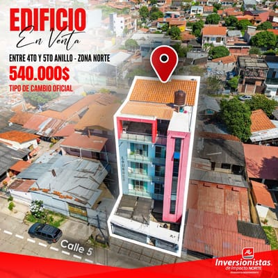 EDIFICIO EN VENTA DE 5 NIVELES