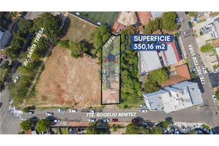 TERRENO A UNA CUADRA DE SANTA TERESA