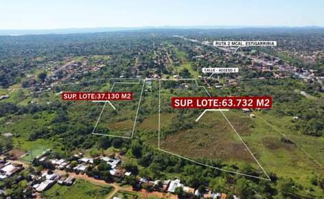 Vendo Terreno en Itauga - Sobre Asfalto - Ideal para loteamiento 