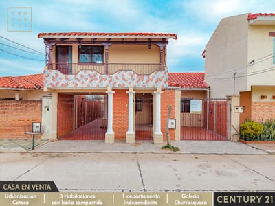 CASA EN VENTA DE 4 DORMITORIOS