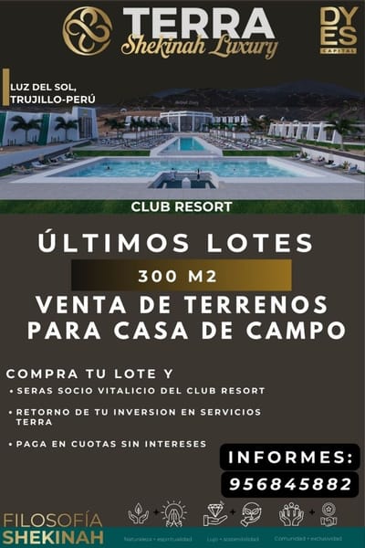 Terrenos Para casa de campo desde 300 m2  