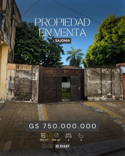 Vendo amplia casa en Sajonia | Ubicación privilegiada