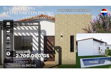 Casa-Venta - Villeta, Central