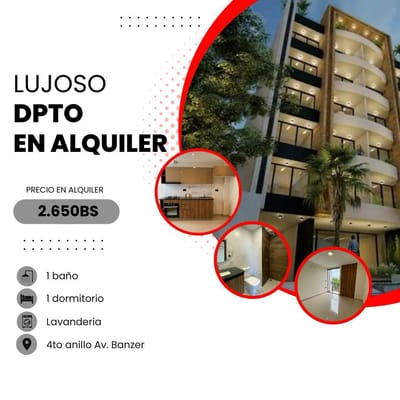 DEPARTAMENTO A ESTRENAR EN ALQUILER
