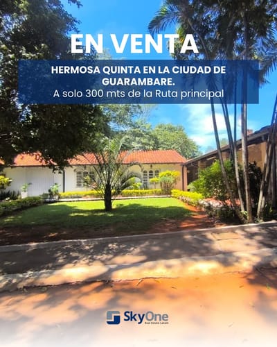 EN VENTA HERMOSA CASA EN GUARAMBARE 