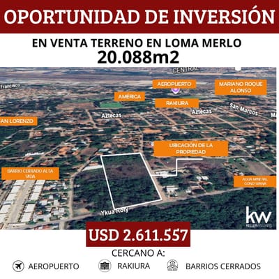 VENTA DE 2 HECTAREAS EN LUQUE