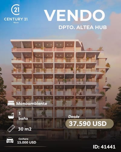 Vendo departamento en pozo - Altea Hub